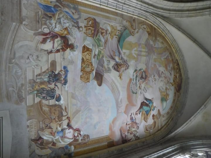 A middle-eastern themed mural