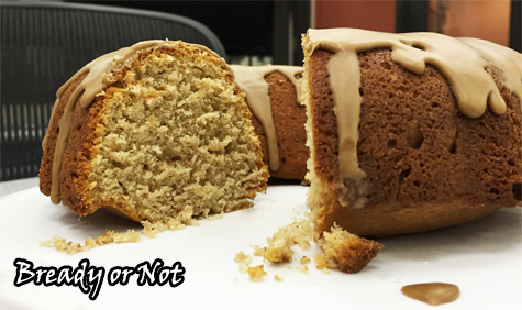 Bready or Not: Cinnamon Coffee Cake with Maple Glaze 