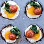 Eggs in Ham & Cheese Cups via Hos Josephine