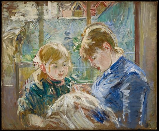 Berthe Morisot; The Artist's Daughter, Julie, with her Nanny; c. 1884