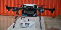 Dominos pizza drone