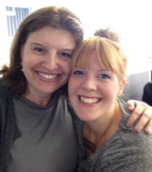 Min PR-person Marie Björk och jag. Hon är en sån jäkla STJÄRNA.