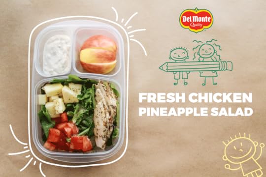 Fresh Chicken Pineapple Salad packed in EasyLunchboxes