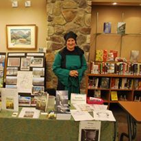 Author Annette Oppenlander at book fair