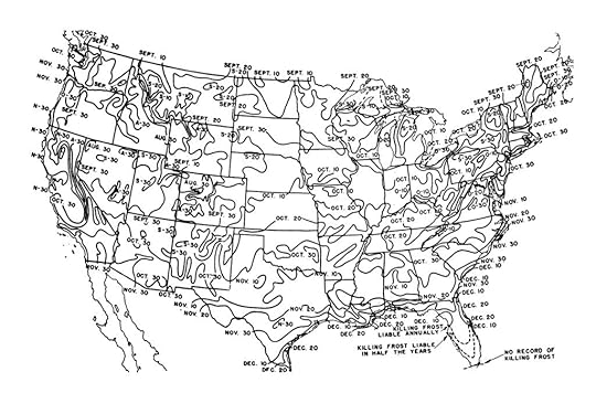 First Frost Date Chart