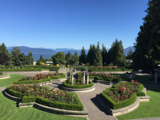 The Rose Garden at the University of British Columbia
