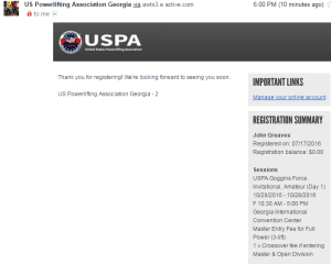 uspa registration