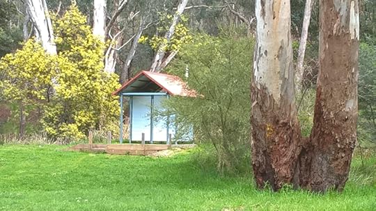 Continuing the toilet theme from the other week ... the toilet block at the camping ground near Edi cutting, on the King river.