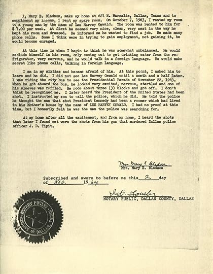 Mary Bledsoe's Affidavit