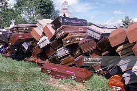 empty coffins