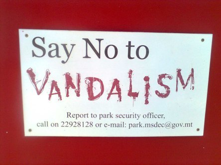 Say No to Vandalism (Damian)