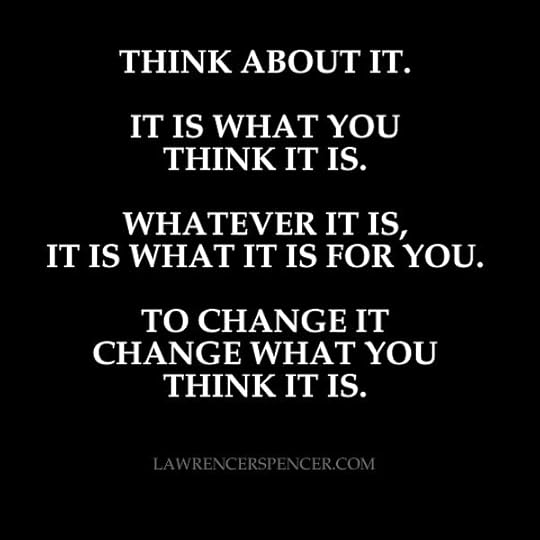 think about it