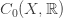 C_0(X,\mathbb{R})