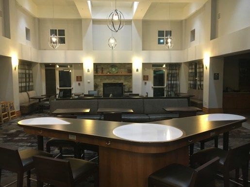 Breakfast area at the Homewood Suites Albuquerque Uptown