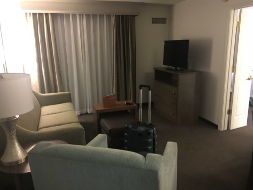 View upon walking in