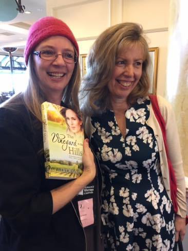 with Managing Director of Harlequin Australia, Sue Brockhoff. Sue hand-delivered me my book!