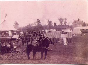 Rare photo of the Hartland Fair.