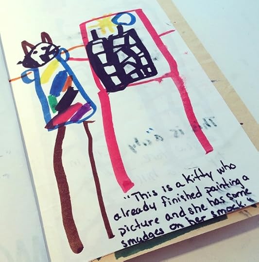 My daughters loved to draw, and almost every picture had a story behind it. Which gave me an idea...