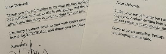 And came to understand that getting rejections is part of the process.