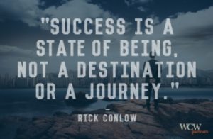 WCW, Success is a sate of being