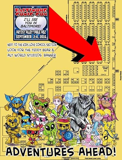 Baltimore Comic Con Floor Map