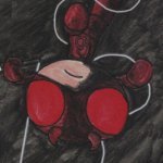 Daredevil Powerpuff Girl Mashup Sketch Card