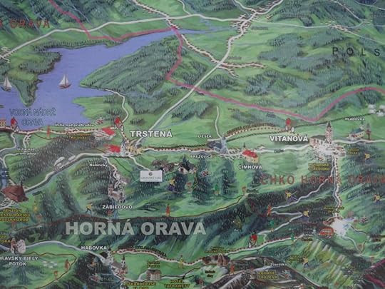 A map of the region, in Vitanova
