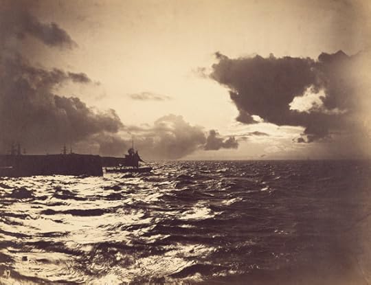 Gustave Le Gray, Seascape with a Ship Leaving Port, 1857. Albumen silver print. Courtesy The J. Paul Getty Museum, Los Angeles