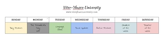course schedule