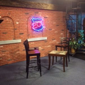 The set of 207, waiting for the Kate and Roger Show to begin