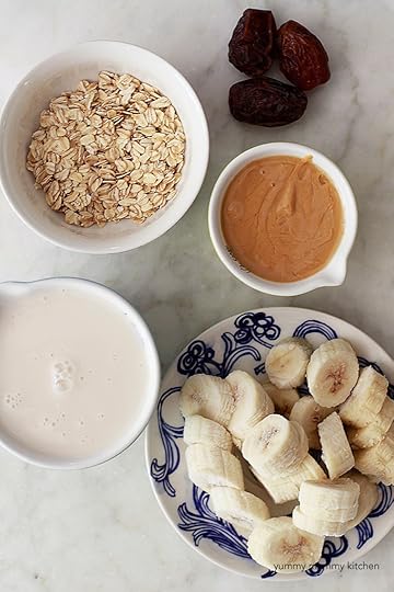 healthy peanut butter banana smoothie for kids