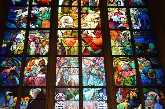 Mucha stained glass