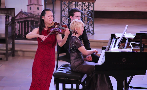 Joo Yeon Sir and Irina Andrievsky playing the Porgy and Bess fantasy by Igor Frolov