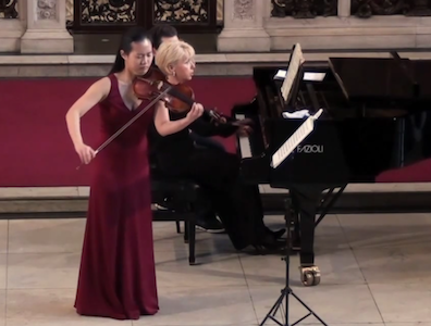 Joo Yeon Sir and Irina Andrievsky playing the Kreutzer sonata