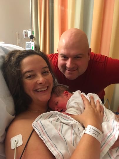Caleb and his parents right after he was born!