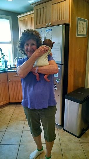 Photo capturing the ecstasy of being a Grandma