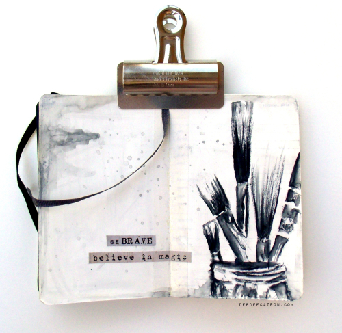 DeeDee Catron - Stencil MANIA - Sketchy Watercolor