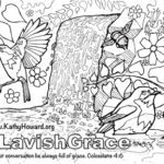 Lavish Grace Coloring Sheet
