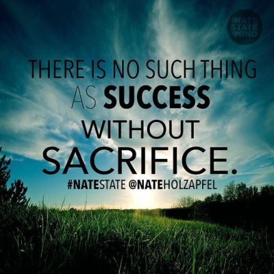 entrepreneurship and sacrifice