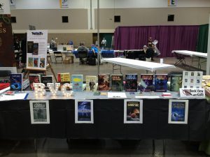 The BVC table at Creators Alley