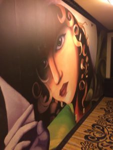 the mural on my floor