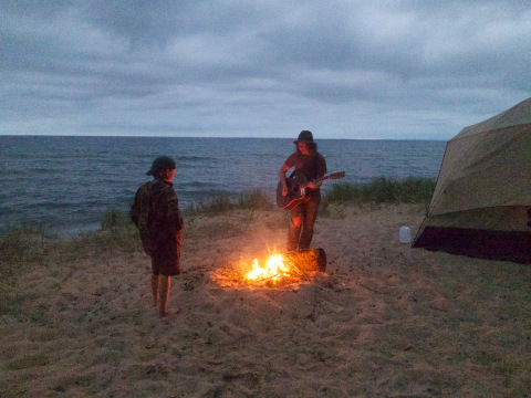 Camping on Lake Superior 