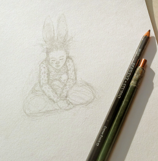 Sketch in progress