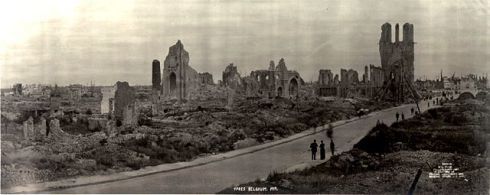 Ruins of Ypres, 1919
