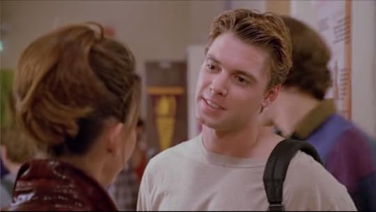 Cordelia, talking to a clearly middle-aged man who was somehow cast as a high schooler.