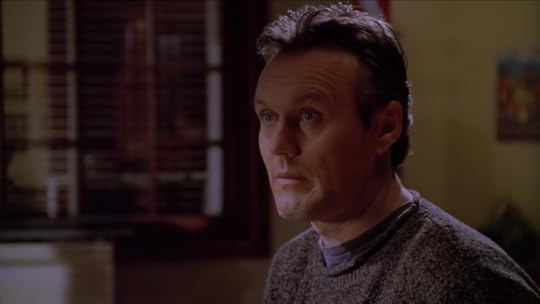 Another picture of Giles in the library with his stubble. Because I'm weak.