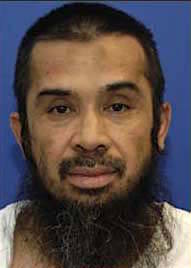 Guantanamo prisoner Hambali (Riduan Isamuddin), photographed at Guantanamo, in a photo include dn the classified military files released by WikiLeaks in 2011.