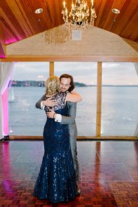 Dancing with my son Connor.