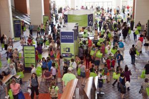 Crowds fill the Walter E. Washington Convention Center during the 2014 National Book Festival. Photo by Colena Turner.