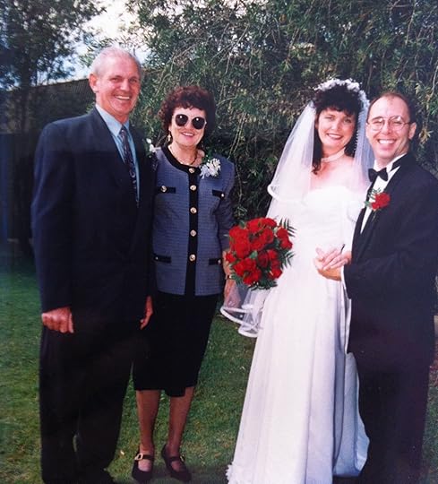 My grandfather and my grandmother at our wedding in 1994.